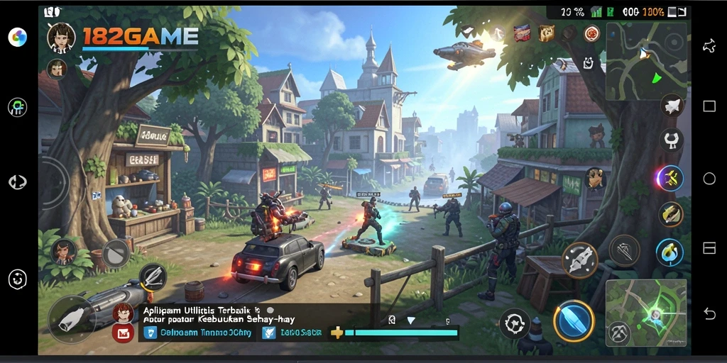 Tampilan antarmuka aplikasi 182GAME yang intuitif dan mudah dipahami.