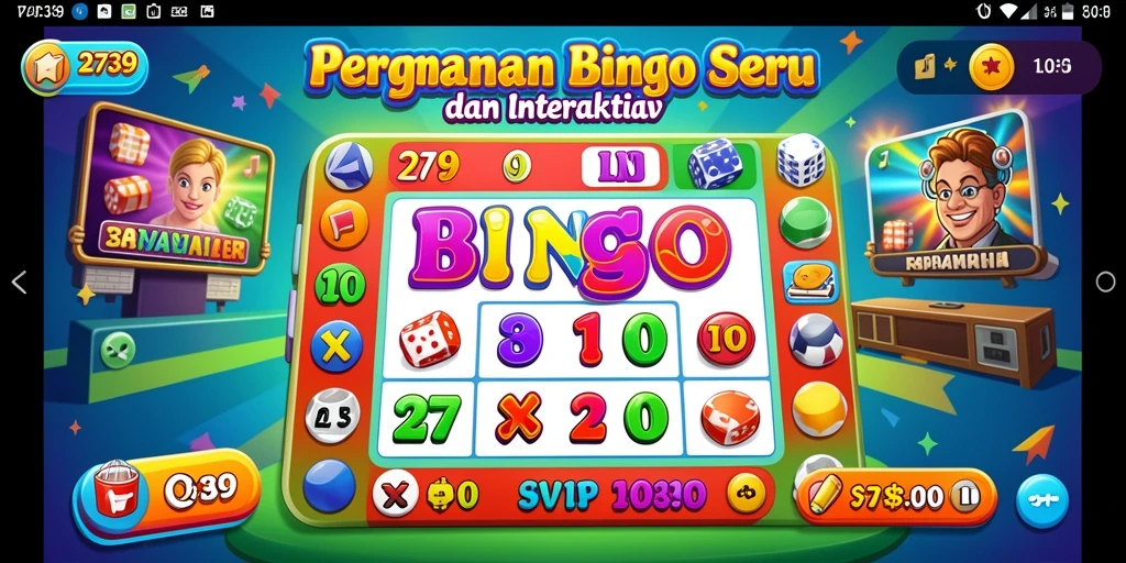 Tampilan gameplay Bingo yang seru dan interaktif di 2739.