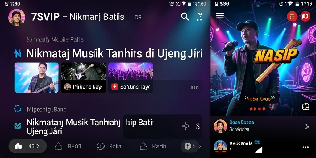 Tampilan menarik dari gameplay musik di 7SVIP.