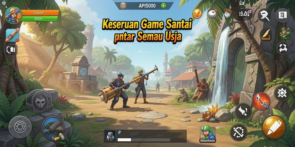Tangkapan layar menunjukkan momen seru dalam gameplay API5000.