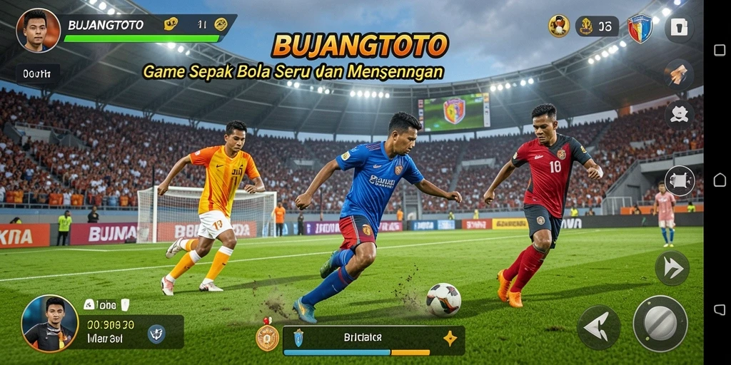 Tampilan aksi seru di lapangan dalam BUJANGTOTO.