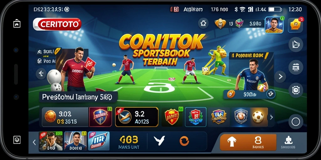 Tampilan gameplay Sportsbook di CERITOTO yang seru dan interaktif.
