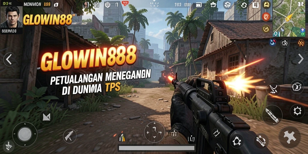 Tampilan gameplay mendebarkan dari GLOWIN88 dengan aksi TPS seru.