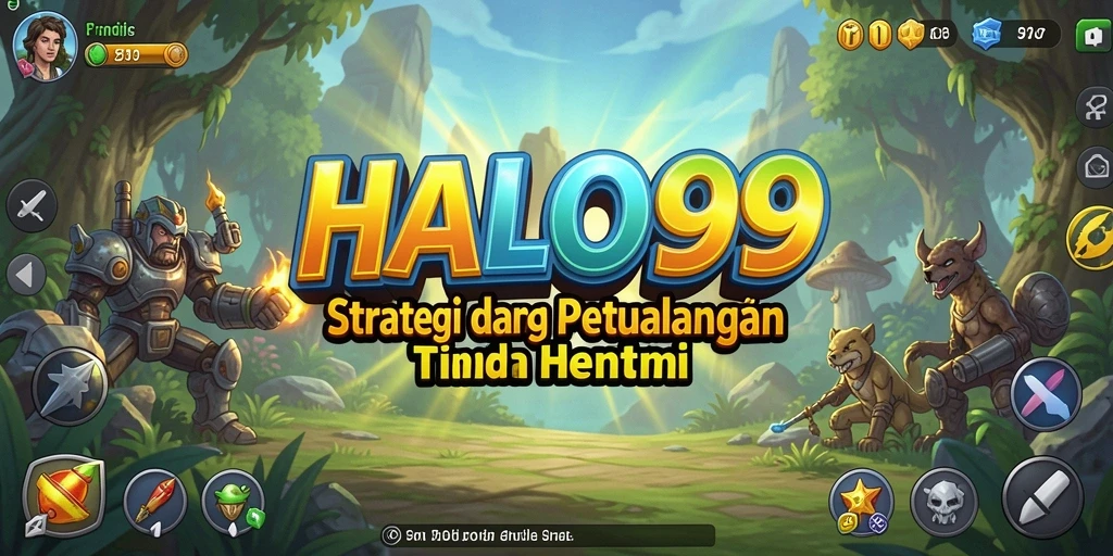 Tampilan gameplay seru di HALO99 dengan strategi dan pertempuran menarik.