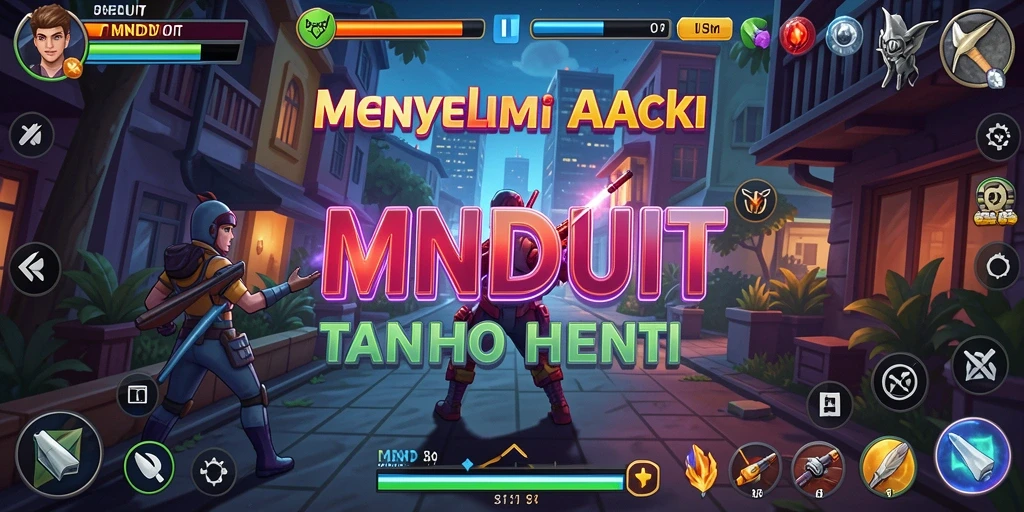 Tangkapan layar MNDUIT menampilkan momen aksi menarik dalam gameplay.
